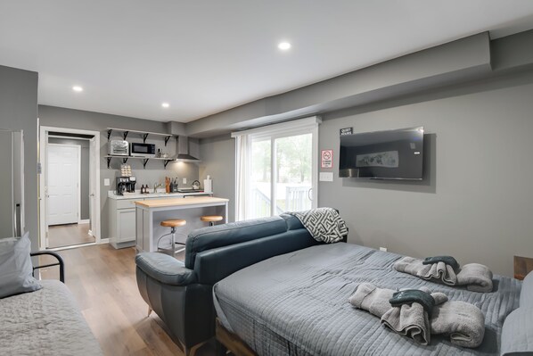 Desk, iron/ironing board, internet, bed sheets - Near Hospitals + Metro Access: Studio in Cheverly (Cheverly)