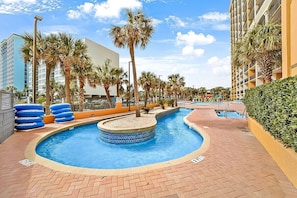 Indoor pool, a heated pool - Enjoy Ocean Views and Top Amenities at Caravelle (Myrtle Beach)