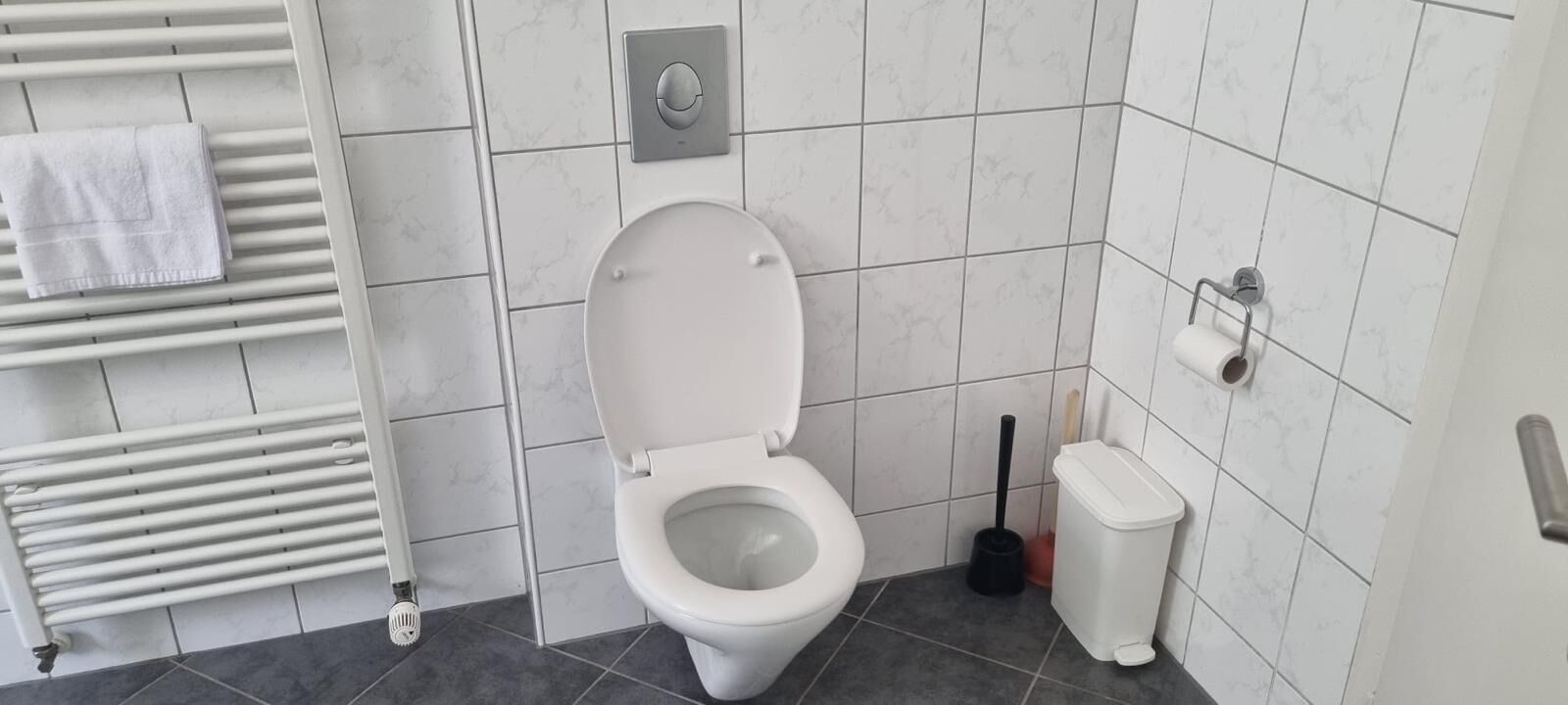 Sèche-cheveux, serviettes fournies, papier toilette