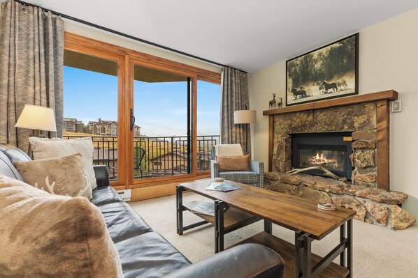 TV connectée, cheminée