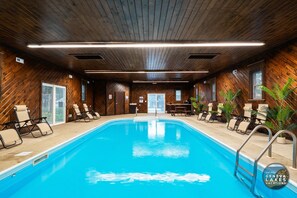 Indoor pool, a heated pool