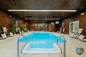 Indoor pool, a heated pool
