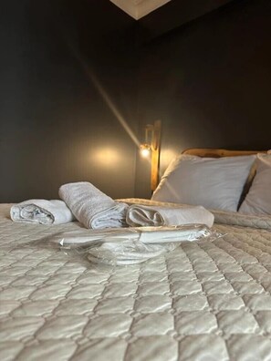 Premium bedding, desk, blackout curtains, free WiFi