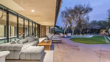 Indoor pool, a heated pool