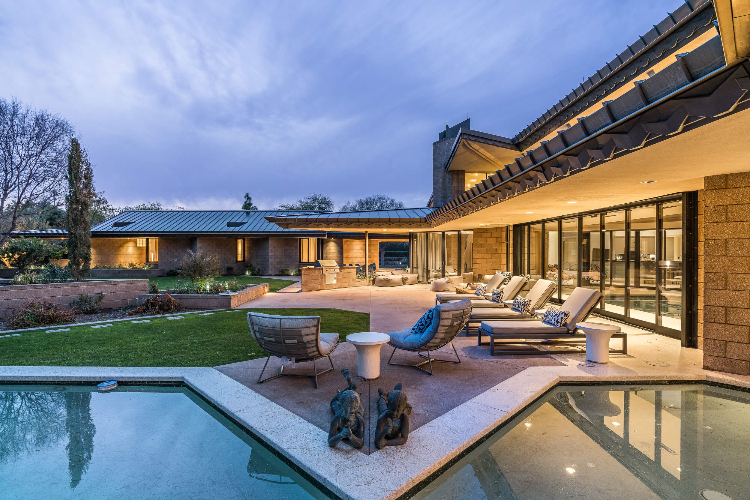 Indoor pool, a heated pool
