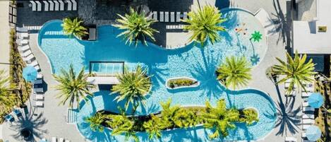 Una piscina climatizada