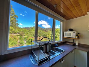 Superior Suite, 2 Bedrooms, Mountain View | Private kitchen | Fridge, microwave, electric kettle