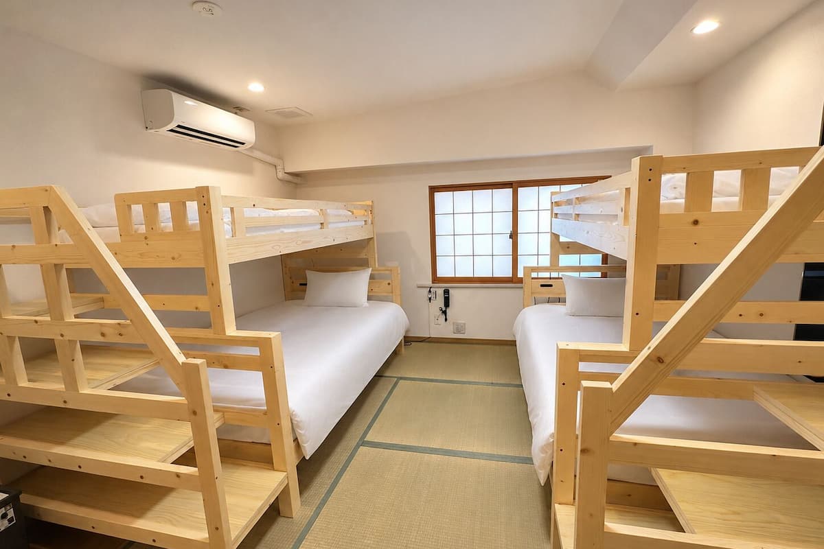 Family Quadruple Room, Multiple Beds, Non Smoking | Desk, iron/ironing board (on request), WiFi (free), bed sheets
