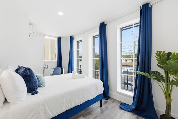 2 عدّة غرف نوم ومكتب ومكواة/لوح كي وواي فاي