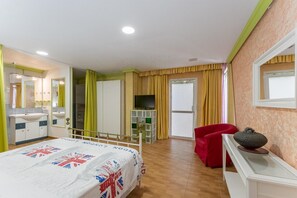 Apartamento | 1 dormitorio, tabla de planchar con plancha, ropa de cama