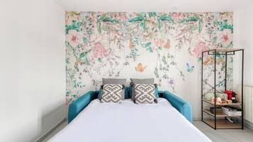 1 chambre, fer et planche Ă repasser, Wi-Fi, draps fournis