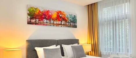 2 chambres, fer et planche à repasser, Wi-Fi, draps fournis