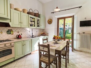 Microwave, oven, dishwasher, highchair
