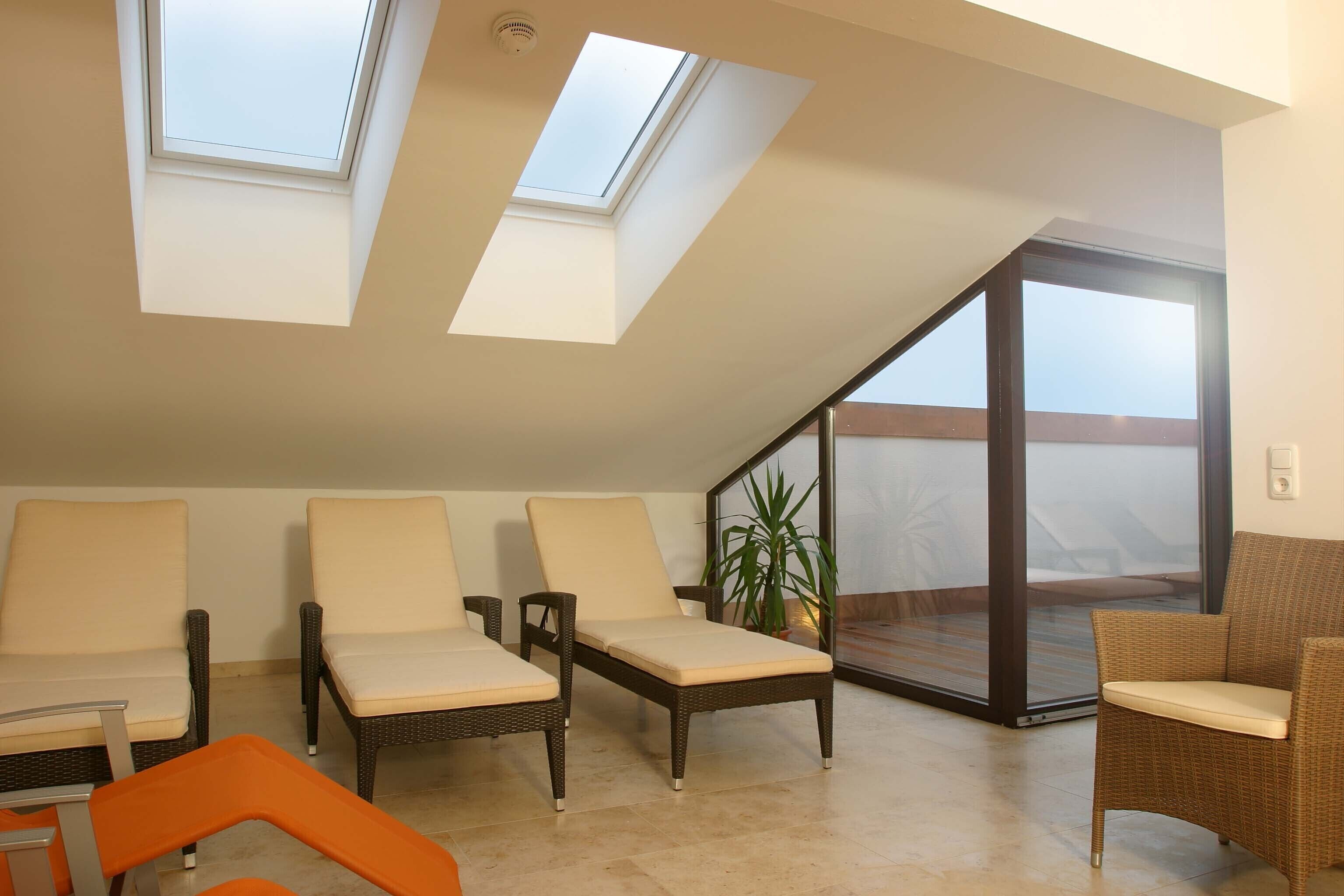 Un sauna, baño turco