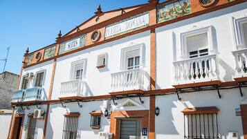 Voorkant van accommodatie