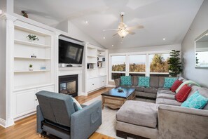 تلفزيون، مدفأة