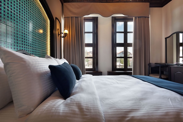 In-room safe, desk, blackout curtains, soundproofing