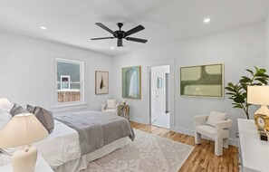 2 soverom, strykejern/-brett, wi-fi og sengetøy