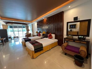 1 bedroom, Internet, bed sheets, wheelchair access - No7 Double Suite, Rainbow Arokaya Welness Resort (Tambon Hua Sai)