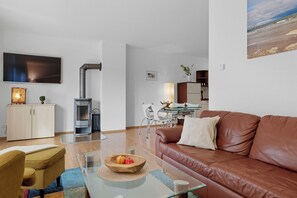 Fernseher, Kamin