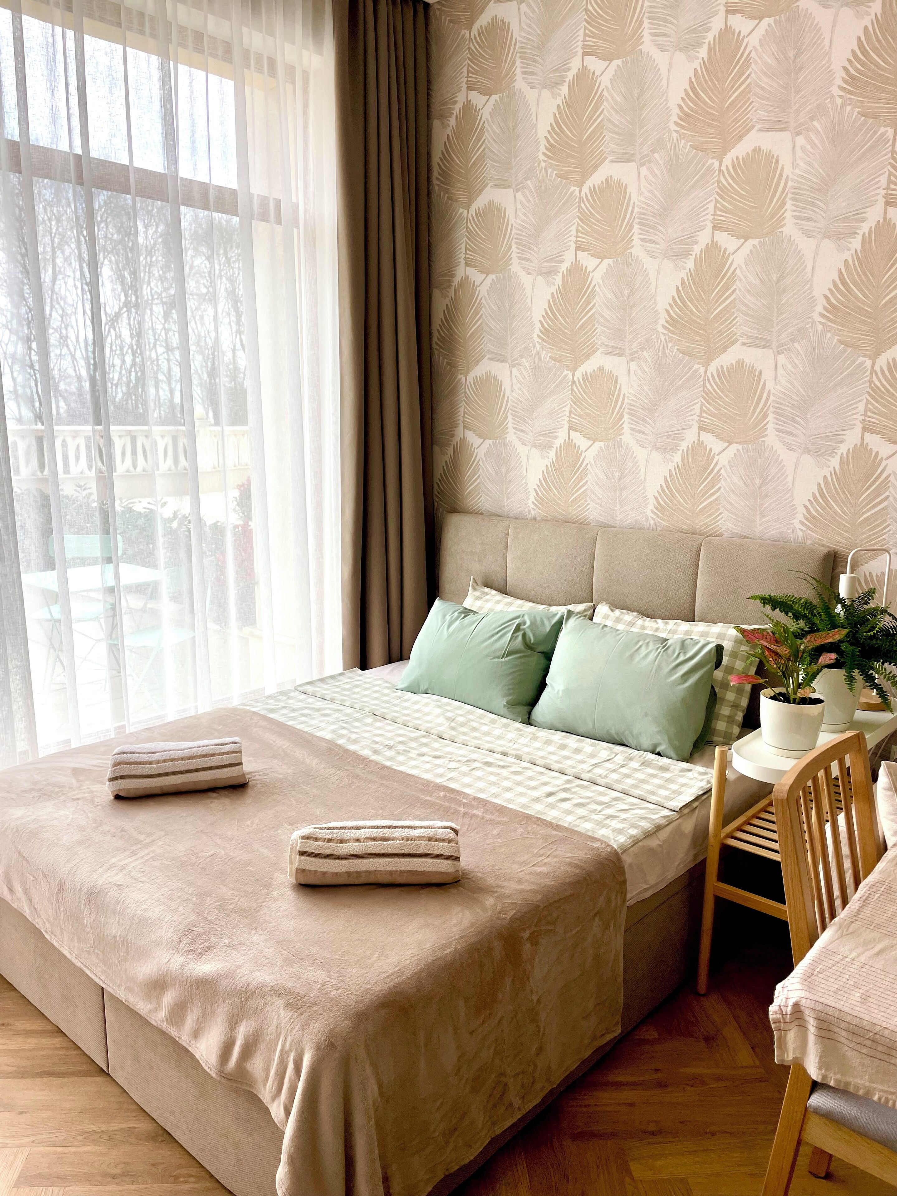 1 室のベッドルーム、アイロン / アイロン台、旅行用ベビーベッド、WiFi (無料)