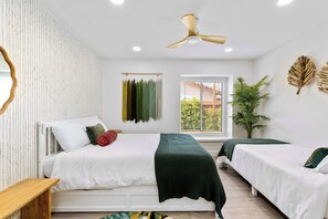 3 chambres, bureau, Wi-Fi, draps fournis