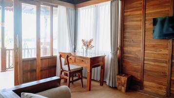 Deluxe-Villa, Balkon, Gartenblick