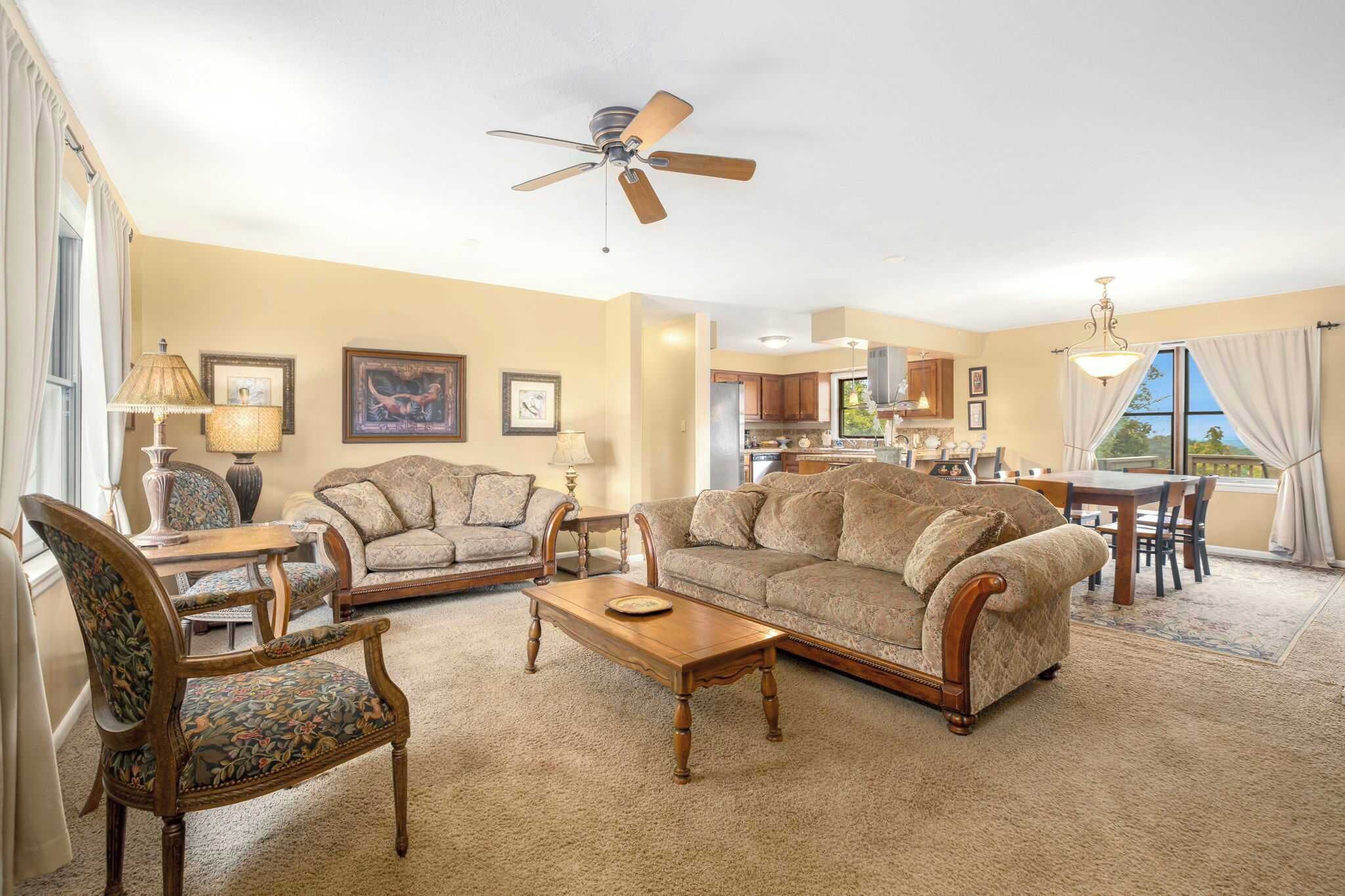 Fernseher, Kamin, DVD-Player, Arbeitsbereiche