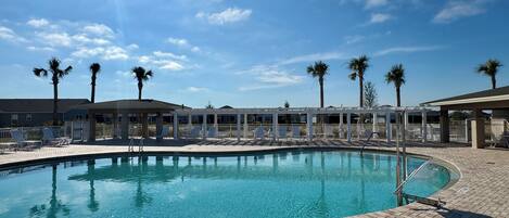 Una piscina climatizada