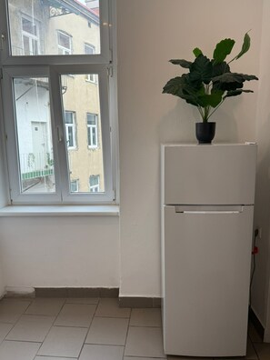 Leilighet – basic | Eget kjøkken | Kjøleskap, mikrobølgeovn, ovn og kokeplater