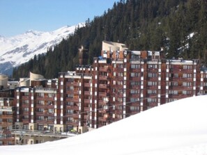 Exterior - Renovated Studio for 4 in Plagne Bellecôte, balcony (Plagne Bellecôte)