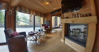 Superbe Appartement-Chalet à Avoriaz avec Cheminée et Sauna