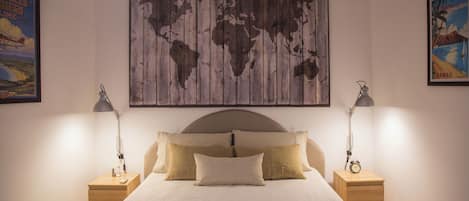 Classic Apartment, Balcony, City View | Laptop workspace, blackout drapes, iron/ironing board