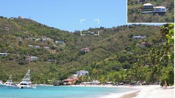 Ranta lähistöllä, rantapyyhkeitä