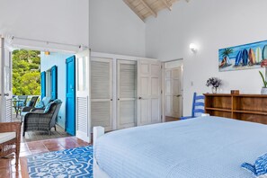 2 bedrooms, desk, iron/ironing board, free WiFi - NEW LISTING: Makere House, Cottage & Pool - Spectacular Views, 5 Mins To Beaches (Cane Garden Bay)
