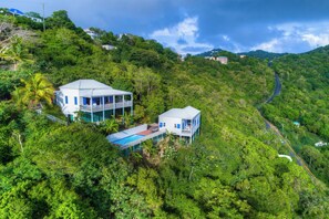Exterior - NEW LISTING: Makere House, Cottage & Pool - Spectacular Views, 5 Mins To Beaches (Cane Garden Bay)