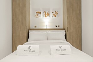 2 slaapkamers, een strijkplank/strijkijzer, wifi, beddengoed