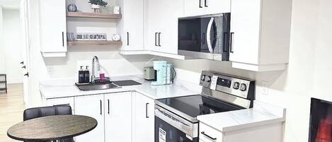 Microwave, oven, stovetop