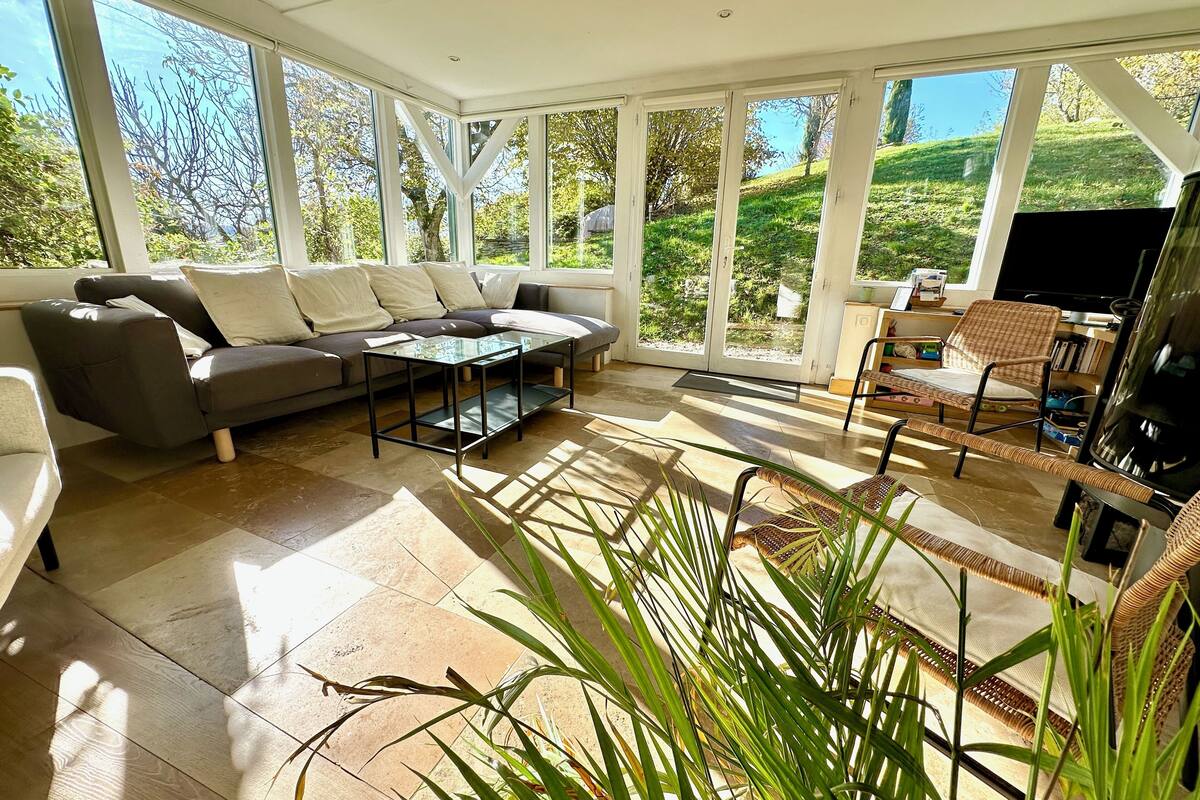 Deluxe huis, uitzicht op bergen | Woonruimte