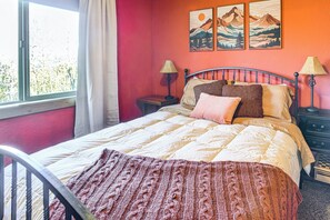 House (2 Bedrooms) | Interior - Fire Pit & Peak Views: Cripple Creek Cabin (Cripple Creek)