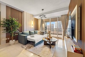 1 slaapkamer, een strijkplank/strijkijzer, beddengoed