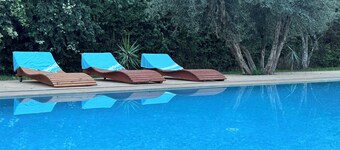 Modern villa with swimming pool in private residence near Fez