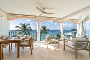 Apartment, 2 Bedrooms | Outdoor dining - Villas On The Beach 305 2 Bedroom Home (Holetown)