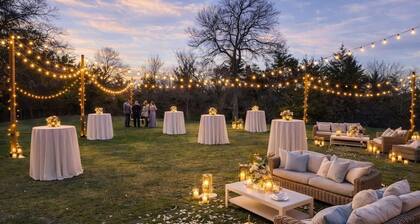 Modern country comfort in this 4-bedroom Anna retreat near McKinney. Sleeps 12 with open layout, full kitchen, foosball, and covered patio with BBQ. Rustic Texas charm with modern amenities — perfect for family or group getaways.