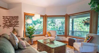 Hilltop Home in the Woods on Lyre River, near Olympic Park
