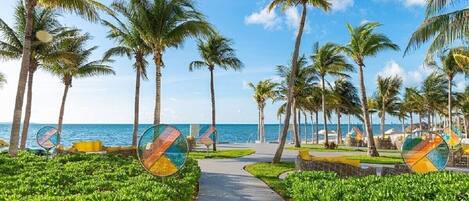 Overnattingsstedets uteområder