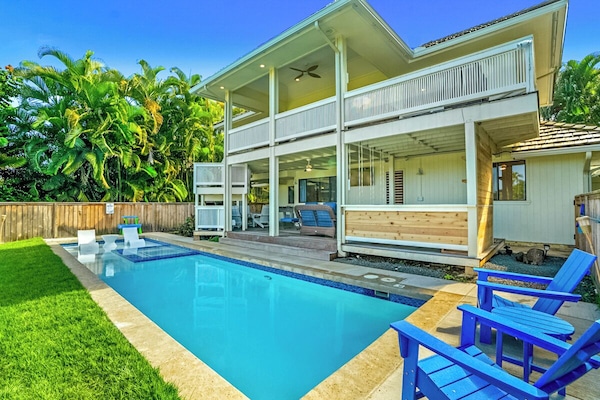 Private pool + spa — your own tropical oasis