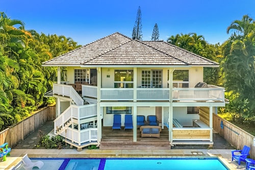 Ohana Villa Princeville • Pool & AC • Sleeps 20+