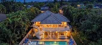 Kauai Ohana Villa • 6 Bedrooms • Pool• Tiki Bar• AC• GYM