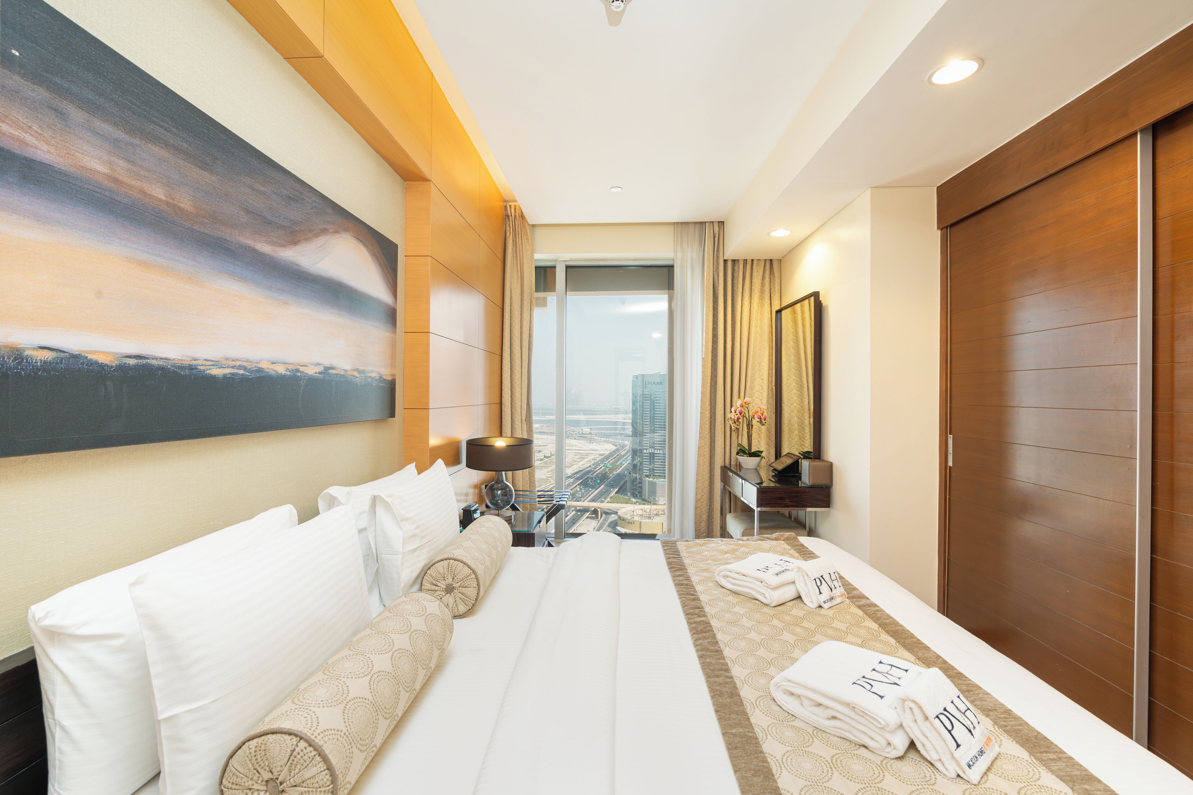 Luxury Apartment, Balcony, City View | In-room safe, desk, blackout curtains, soundproofing